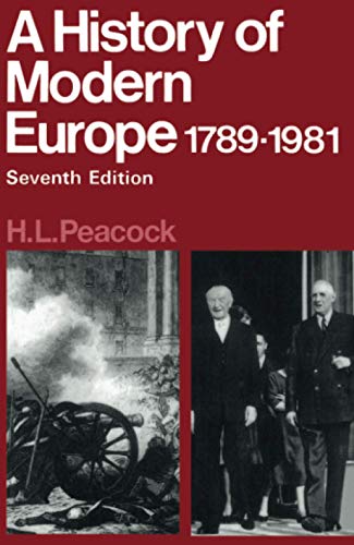 A History of Modern Europe 1789-1981 von Heinemann